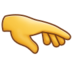 Palm Down Hand Emoji Copy Paste ― 🫳 - samsung