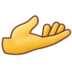 Palm Up Hand Emoji Copy Paste ― 🫴 - samsung