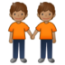 People Holding Hands: Medium Skin Tone Emoji Copy Paste ― 🧑🏽‍🤝‍🧑🏽 - samsung