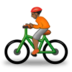 Person Biking: Medium-dark Skin Tone Emoji Copy Paste ― 🚴🏾 - samsung