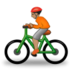 Person Biking: Medium Skin Tone Emoji Copy Paste ― 🚴🏽 - samsung