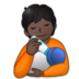 Person Feeding Baby: Dark Skin Tone Emoji Copy Paste ― 🧑🏿‍🍼 - samsung