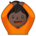 Person Gesturing OK: Dark Skin Tone Emoji Copy Paste ― 🙆🏿 - samsung