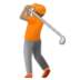 Person Golfing: Medium Skin Tone Emoji Copy Paste ― 🏌🏽 - samsung