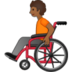 Person In Manual Wheelchair: Medium-dark Skin Tone Emoji Copy Paste ― 🧑🏾‍🦽 - samsung