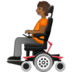 Person In Motorized Wheelchair: Medium-dark Skin Tone Emoji Copy Paste ― 🧑🏾‍🦼 - samsung