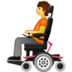 Person In Motorized Wheelchair Emoji Copy Paste ― 🧑‍🦼 - samsung
