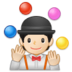 Person Juggling: Light Skin Tone Emoji Copy Paste ― 🤹🏻 - samsung