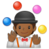 Person Juggling: Medium-dark Skin Tone Emoji Copy Paste ― 🤹🏾 - samsung