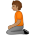 Person Kneeling: Medium Skin Tone Emoji Copy Paste ― 🧎🏽 - samsung