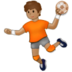Person Playing Handball: Medium Skin Tone Emoji Copy Paste ― 🤾🏽 - samsung