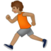 Person Running: Medium Skin Tone Emoji Copy Paste ― 🏃🏽 - samsung