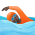 Person Swimming: Dark Skin Tone Emoji Copy Paste ― 🏊🏿 - samsung