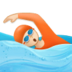 Person Swimming: Light Skin Tone Emoji Copy Paste ― 🏊🏻 - samsung