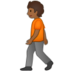 Person Walking: Medium-dark Skin Tone Emoji Copy Paste ― 🚶🏾 - samsung