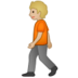 Person Walking: Medium-light Skin Tone Emoji Copy Paste ― 🚶🏼 - samsung