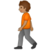 Person Walking: Medium Skin Tone Emoji Copy Paste ― 🚶🏽 - samsung