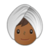 Person Wearing Turban: Medium-dark Skin Tone Emoji Copy Paste ― 👳🏾 - samsung