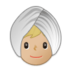 Person Wearing Turban: Medium-light Skin Tone Emoji Copy Paste ― 👳🏼 - samsung