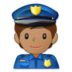 Police Officer: Medium Skin Tone Emoji Copy Paste ― 👮🏽 - samsung