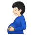 Pregnant Man: Light Skin Tone Emoji Copy Paste ― 🫃🏻 - samsung