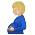 Pregnant Man: Medium-light Skin Tone Emoji Copy Paste ― 🫃🏼 - samsung