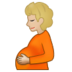 Pregnant Person: Medium-light Skin Tone Emoji Copy Paste ― 🫄🏼 - samsung