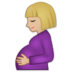 Pregnant Woman: Medium-light Skin Tone Emoji Copy Paste ― 🤰🏼 - samsung