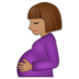 Pregnant Woman: Medium Skin Tone Emoji Copy Paste ― 🤰🏽 - samsung