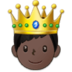 Prince: Dark Skin Tone Emoji Copy Paste ― 🤴🏿 - samsung
