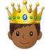 Prince: Medium-dark Skin Tone Emoji Copy Paste ― 🤴🏾 - samsung