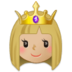 Princess: Medium-light Skin Tone Emoji Copy Paste ― 👸🏼 - samsung