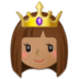 Princess: Medium Skin Tone Emoji Copy Paste ― 👸🏽 - samsung