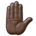 Raised Hand: Dark Skin Tone Emoji Copy Paste ― ✋🏿 - samsung