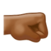 Right-facing Fist: Medium-dark Skin Tone Emoji Copy Paste ― 🤜🏾 - samsung