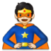 Superhero: Light Skin Tone Emoji Copy Paste ― 🦸🏻 - samsung