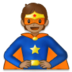 Superhero: Medium Skin Tone Emoji Copy Paste ― 🦸🏽 - samsung