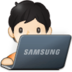 Technologist: Light Skin Tone Emoji Copy Paste ― 🧑🏻‍💻 - samsung