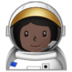 Woman Astronaut: Dark Skin Tone Emoji Copy Paste ― 👩🏿‍🚀 - samsung