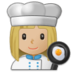 Woman Cook: Medium-light Skin Tone Emoji Copy Paste ― 👩🏼‍🍳 - samsung