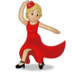 Woman Dancing: Medium-light Skin Tone Emoji Copy Paste ― 💃🏼 - samsung