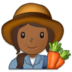 Woman Farmer: Medium-dark Skin Tone Emoji Copy Paste ― 👩🏾‍🌾 - samsung