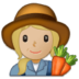 Woman Farmer: Medium-light Skin Tone Emoji Copy Paste ― 👩🏼‍🌾 - samsung