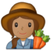 Woman Farmer: Medium Skin Tone Emoji Copy Paste ― 👩🏽‍🌾 - samsung