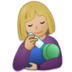 Woman Feeding Baby: Medium-light Skin Tone Emoji Copy Paste ― 👩🏼‍🍼 - samsung