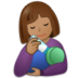 Woman Feeding Baby: Medium Skin Tone Emoji Copy Paste ― 👩🏽‍🍼 - samsung