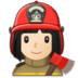 Woman Firefighter: Light Skin Tone Emoji Copy Paste ― 👩🏻‍🚒 - samsung