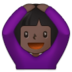Woman Gesturing OK: Dark Skin Tone Emoji Copy Paste ― 🙆🏿‍♀ - samsung