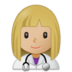 Woman Health Worker: Medium-light Skin Tone Emoji Copy Paste ― 👩🏼‍⚕ - samsung