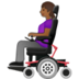 Woman In Motorized Wheelchair: Medium-dark Skin Tone Emoji Copy Paste ― 👩🏾‍🦼 - samsung